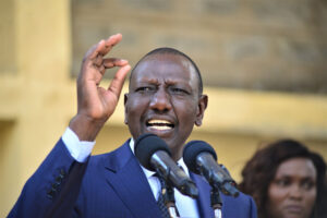 Ruto, the Kenyan president