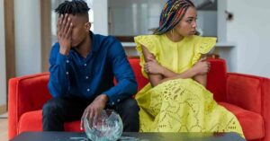 Couple after disagreeing