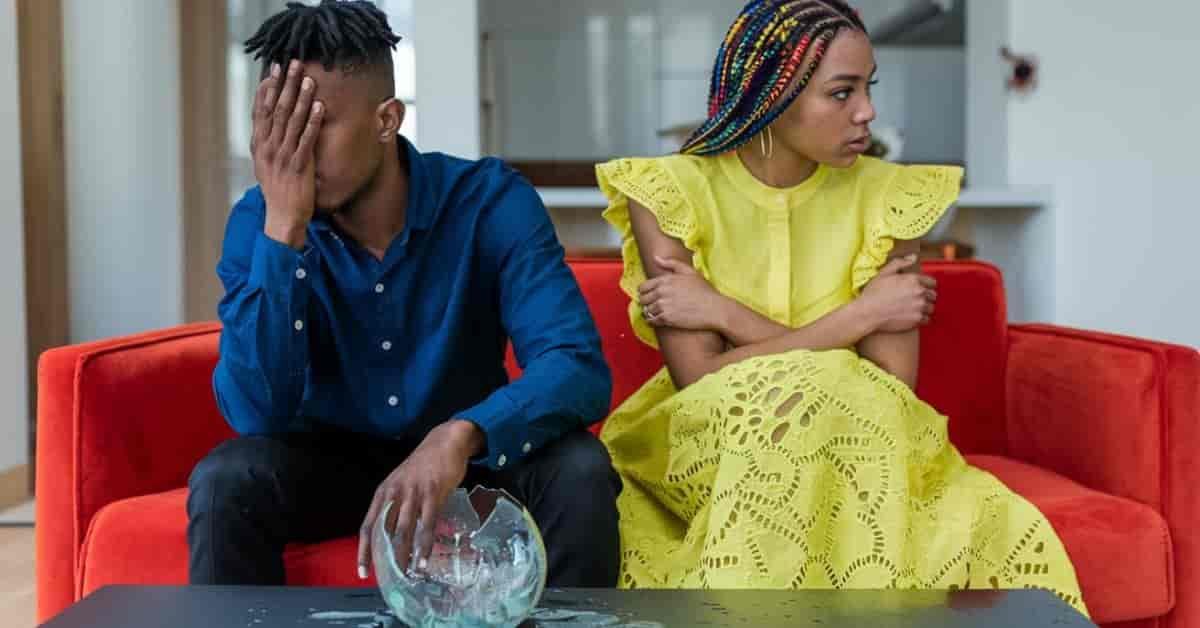 Couple after disagreeing