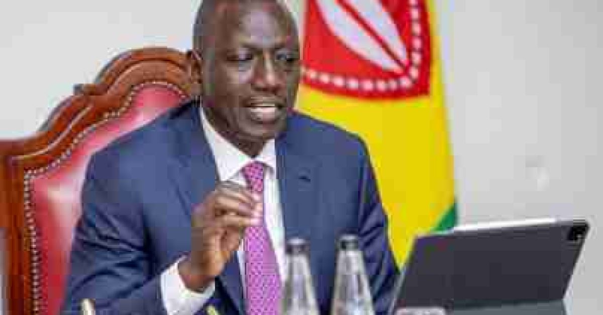 Ruto borrowing loan